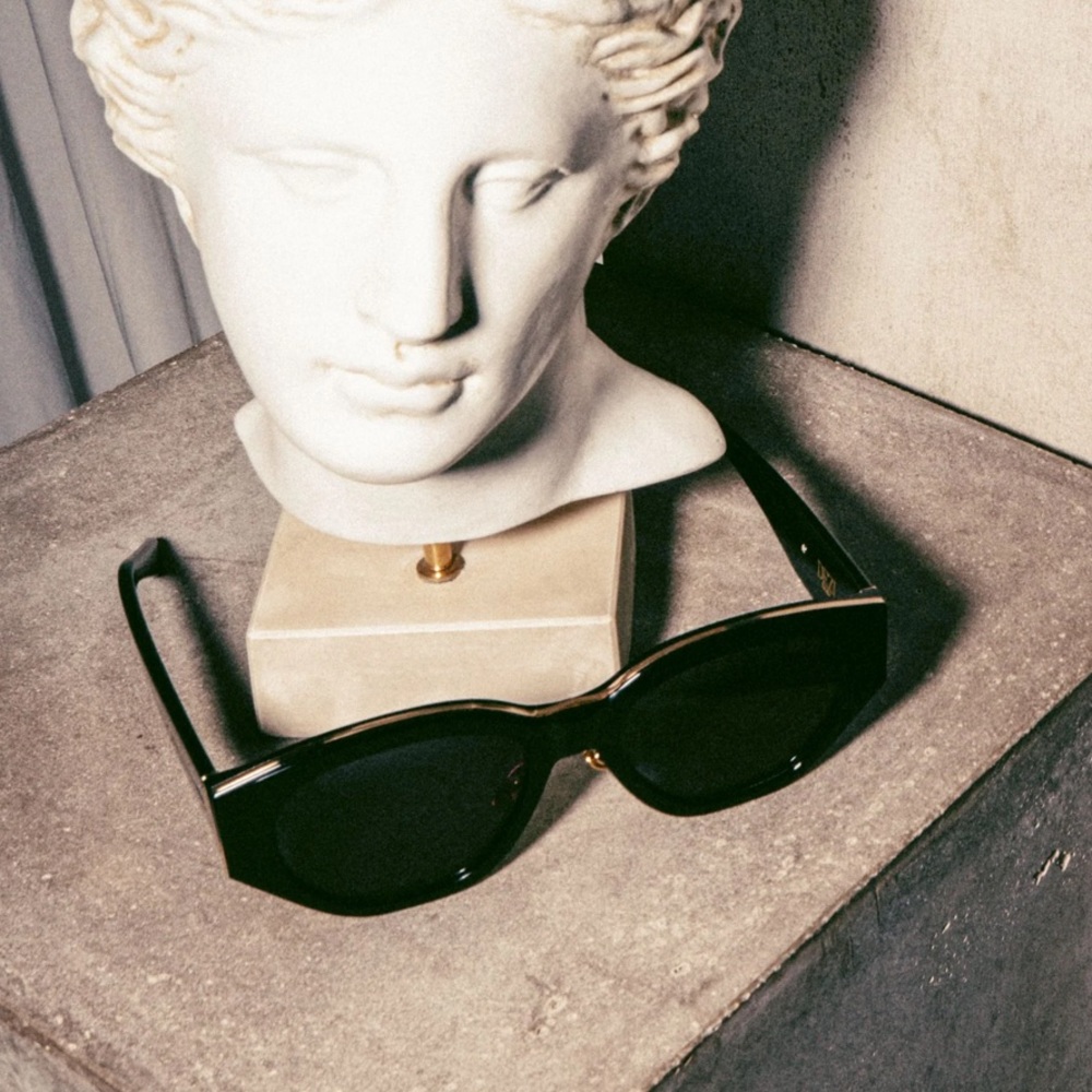 DEZI Charge It Sunglasses in Black/Dark Smoke